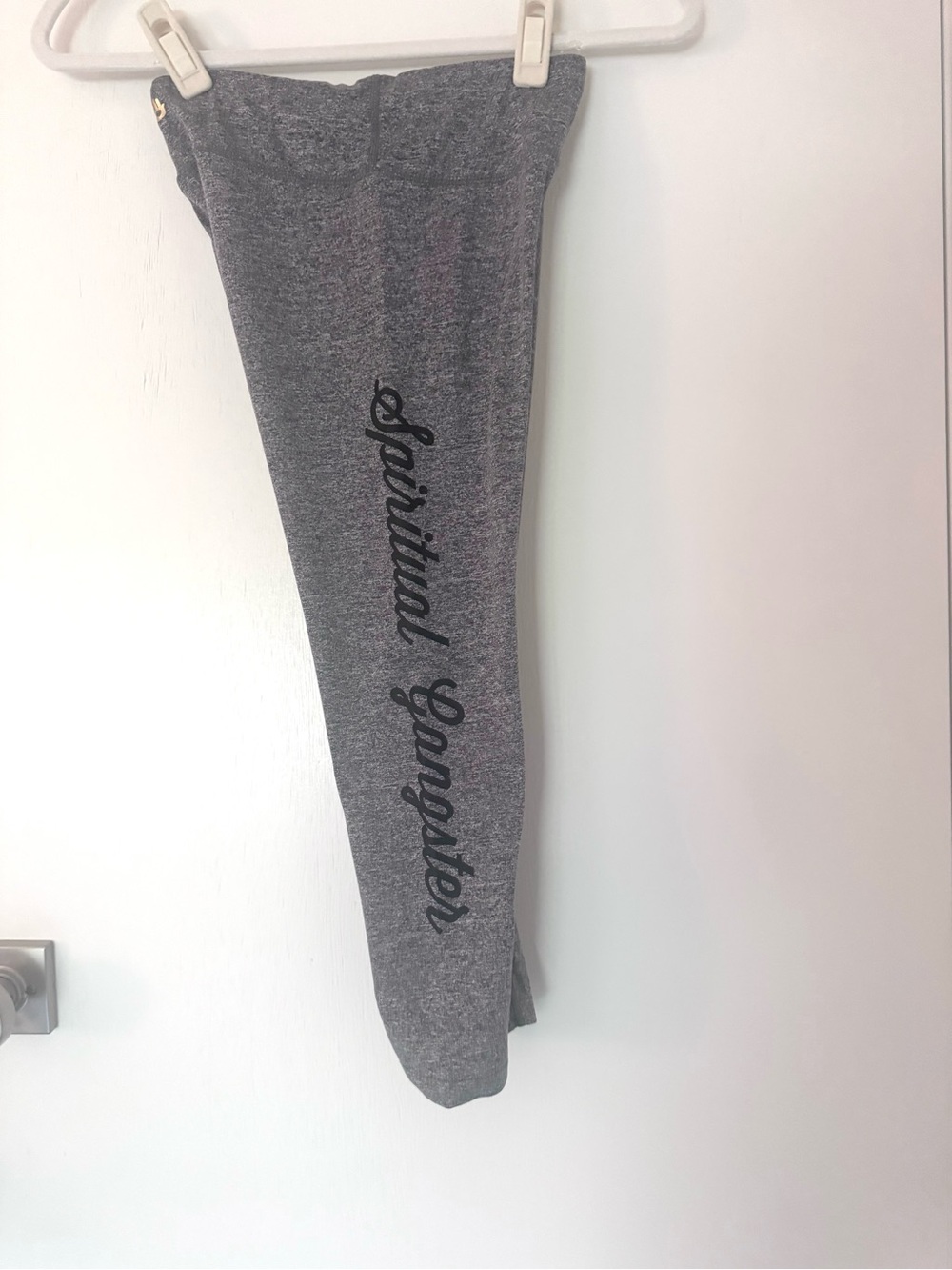 Spiritual Gangster Leggings Heathered Grey